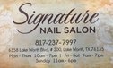 Signature Nail Salon-L. Worth - Fort Worth Logo