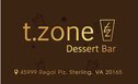 Tzone Dessert Bar - Sterling Logo
