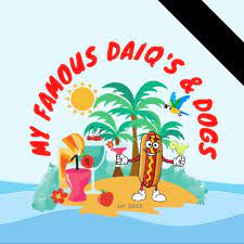 My Famous Daiqs and Dogs  Logo