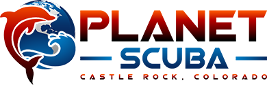 Planet Scuba - Castle Rock Logo