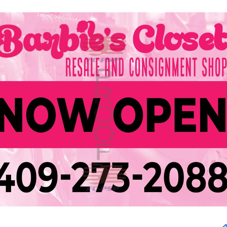 Barbie's Closet - Friendswood Logo