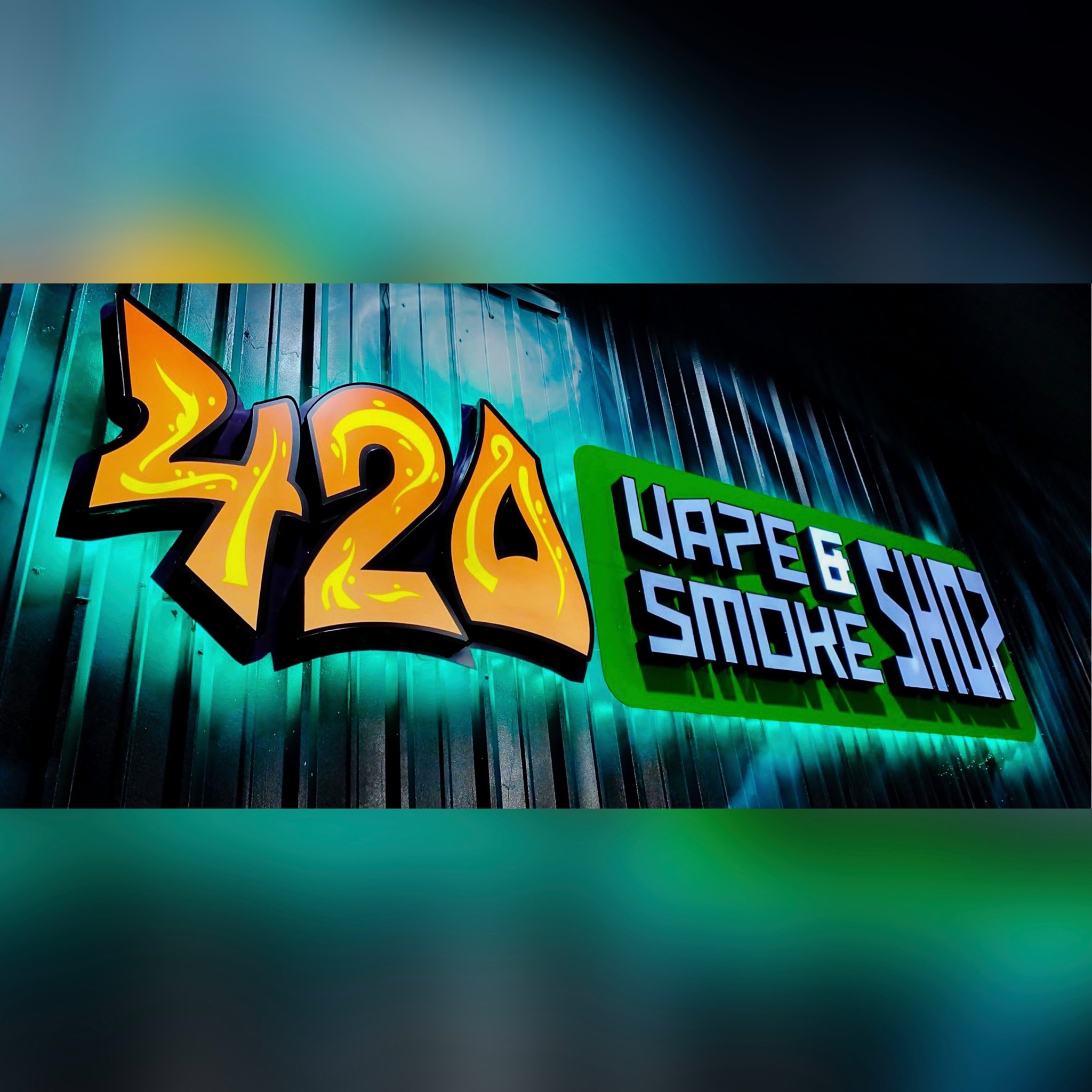 420 Smoke & Liquor Shop Logo
