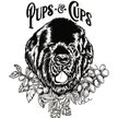 Pups and Cups Cafe - Pullman Logo