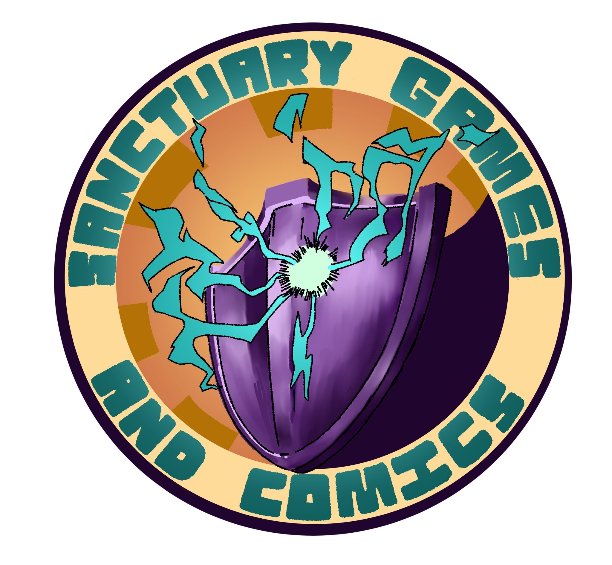 Sanctuary Games & Comics Logo